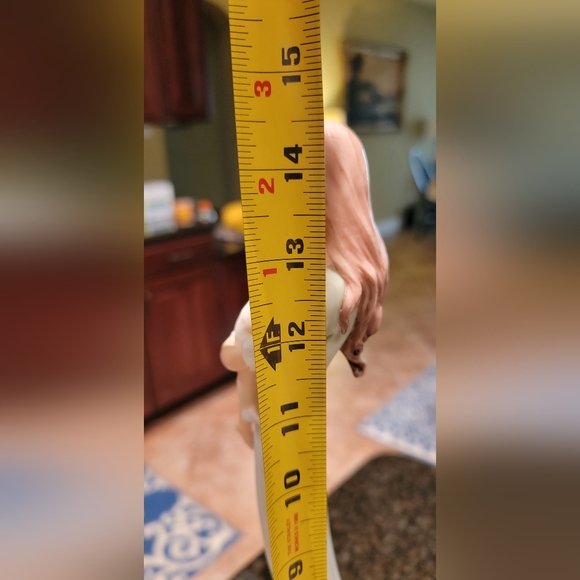 MODERN ART SCULPTURE Handmade Ceramic Underglazed Color Mother Daughter Statue - Picture 2 of 8